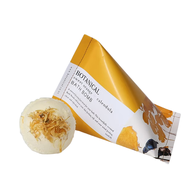 Botanical Bath Bomb Sweet Orange & Calendula