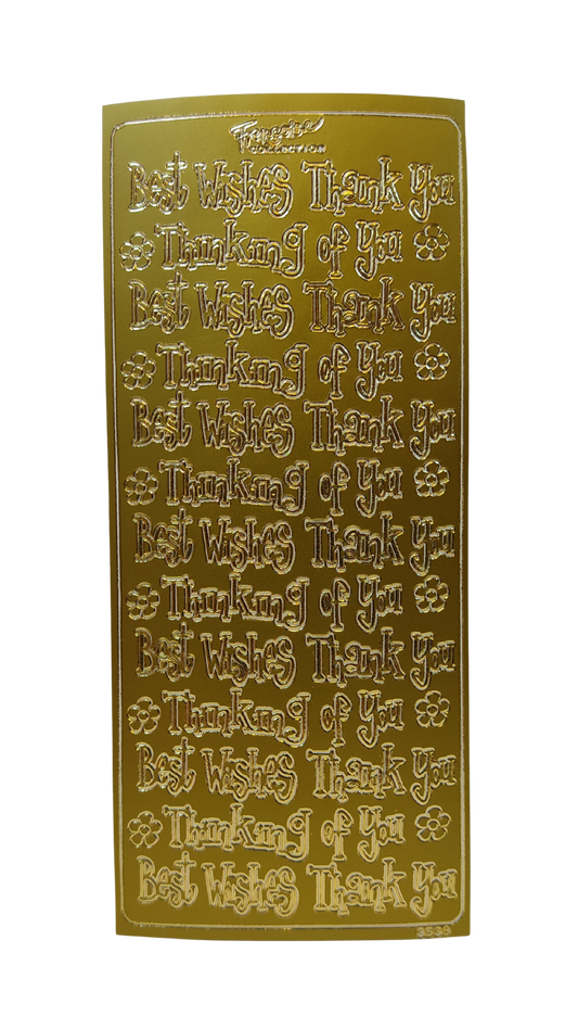 #PC3538G -Sentiments Asst Gold