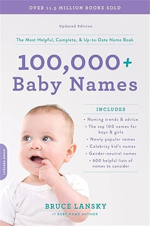 100000 Baby Names The Most Helpful Complete