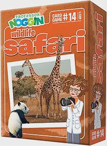Prof Noggins Wildlife Safari Card Game