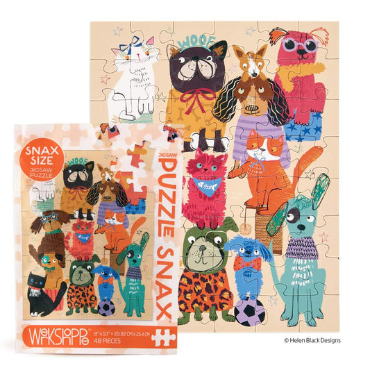 Puzzle Snax 48pc Puzzle - Fur Babies