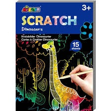 Scratch Book Dinosaurs