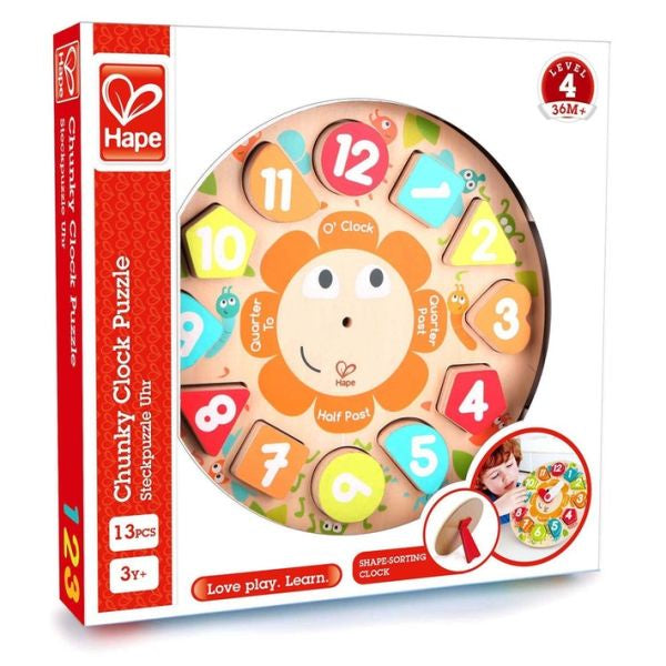 Hape Chunky Clock Puzzle