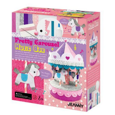 Jeanny Craft Pretty Carousel Music Box