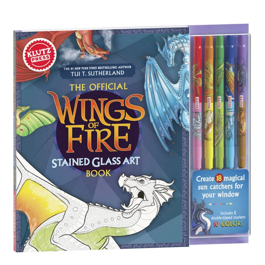 The Official Wings of Fire Stained Glass Art Book