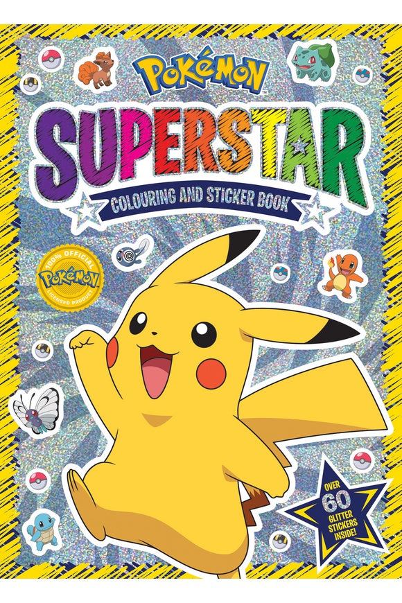 Pokemon: Superstar Colouring and Sticker Book