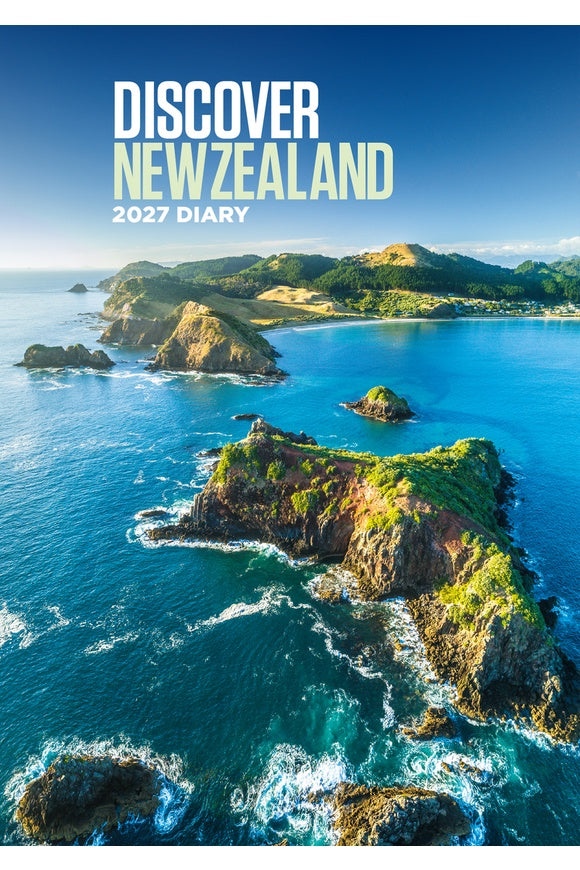2027 A6 Week-to-View Discover New Zealand Diary
