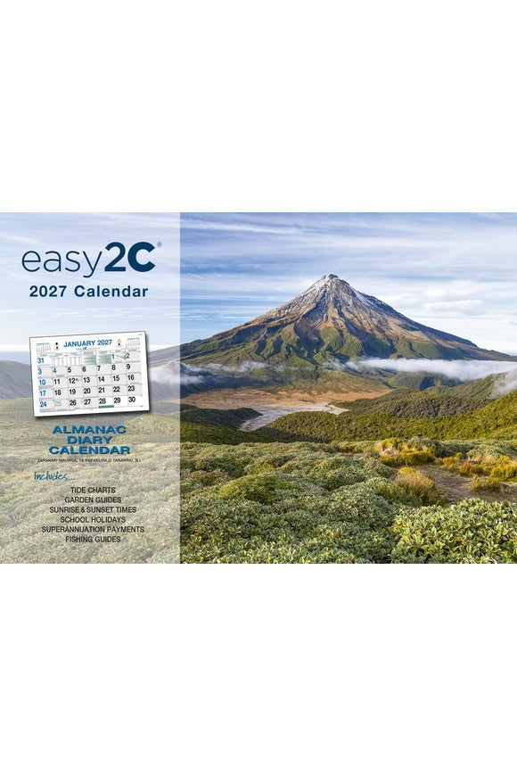 2027 Easy2C Rimmed Wall Calendar