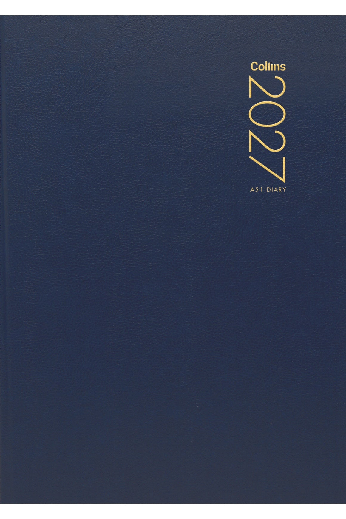 Collins Boston A51 Day To Page Diary Navy Wiro 2027