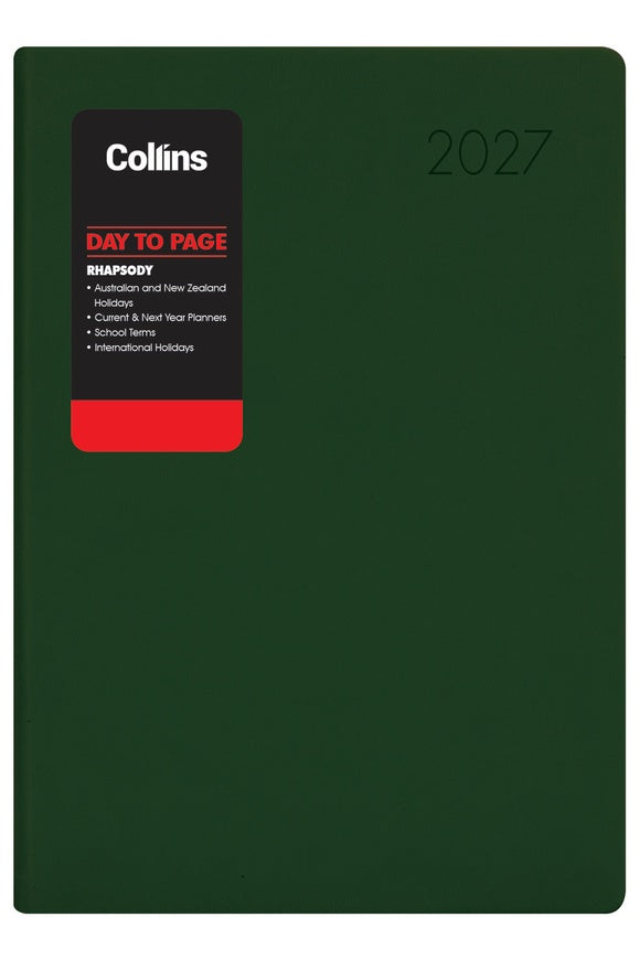 Collins Rhapsody A51 Day To Page Diary 2027