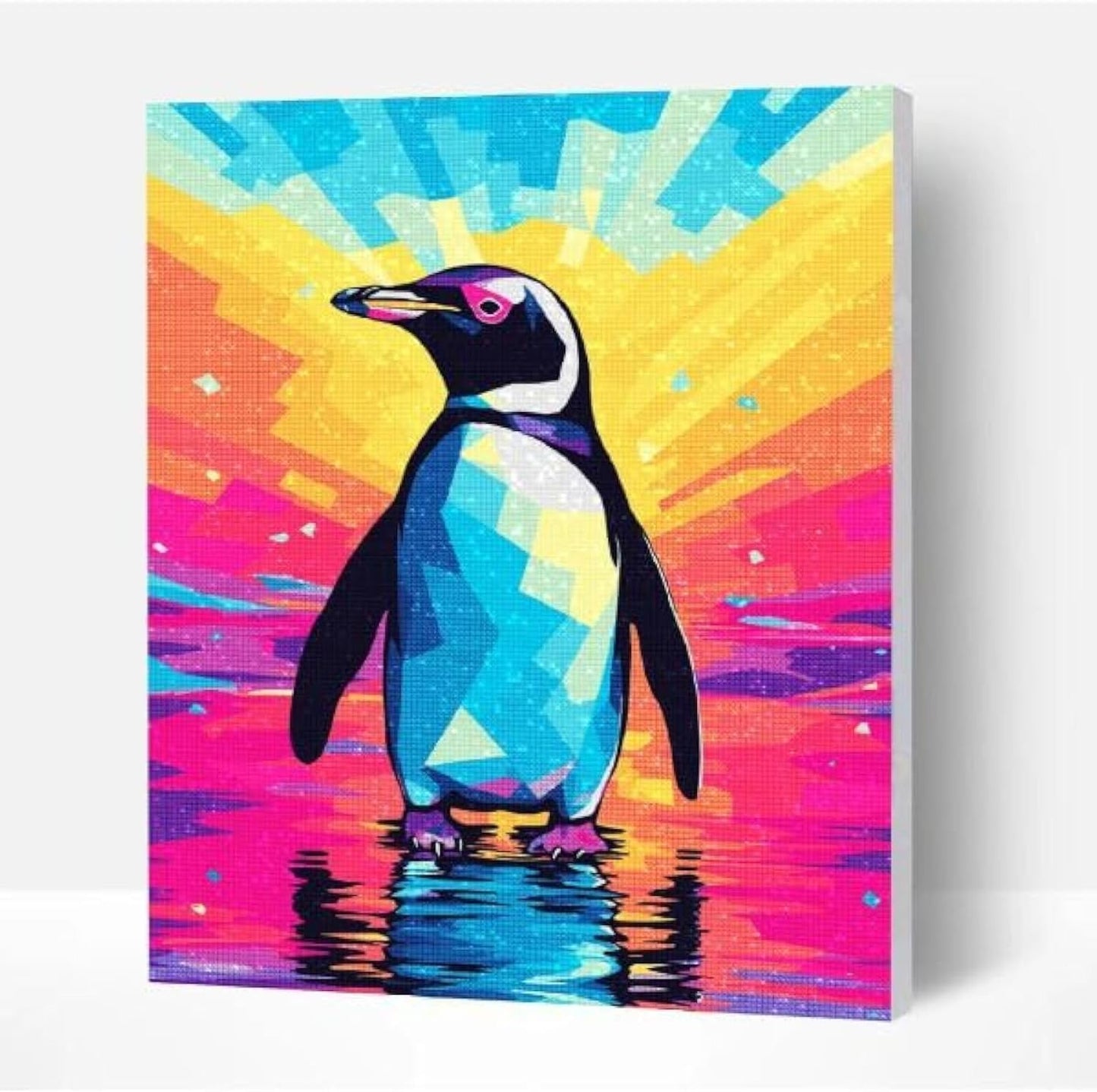 Splat Planet Penguin Diamond Painting Kit 40cm x 30cm