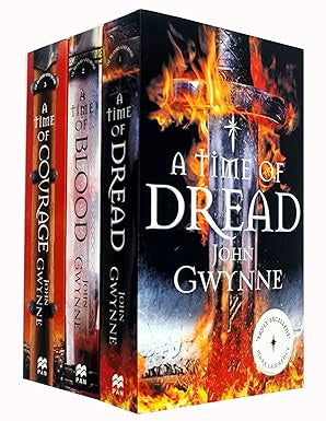 John Gwynne Of Blood and Bone Series 3 Books Collection Set (A Time of Dread, A Time of Blood, A Time of Courage)