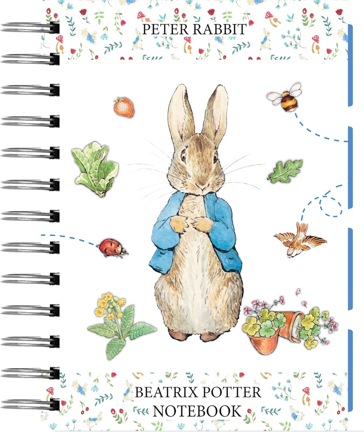 Peter Rabbit - A5 Wiro Notebook With Dividers