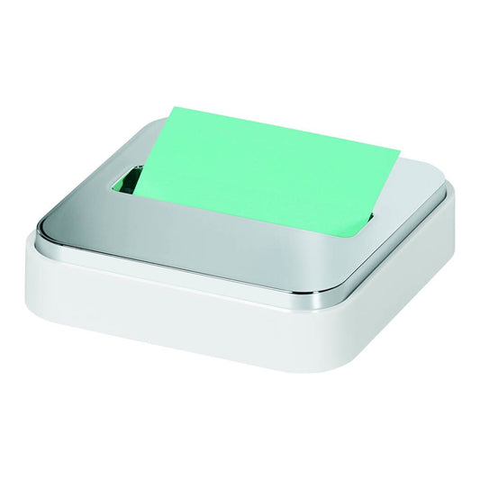 Postit Pop Up Dispenser Steel/ White