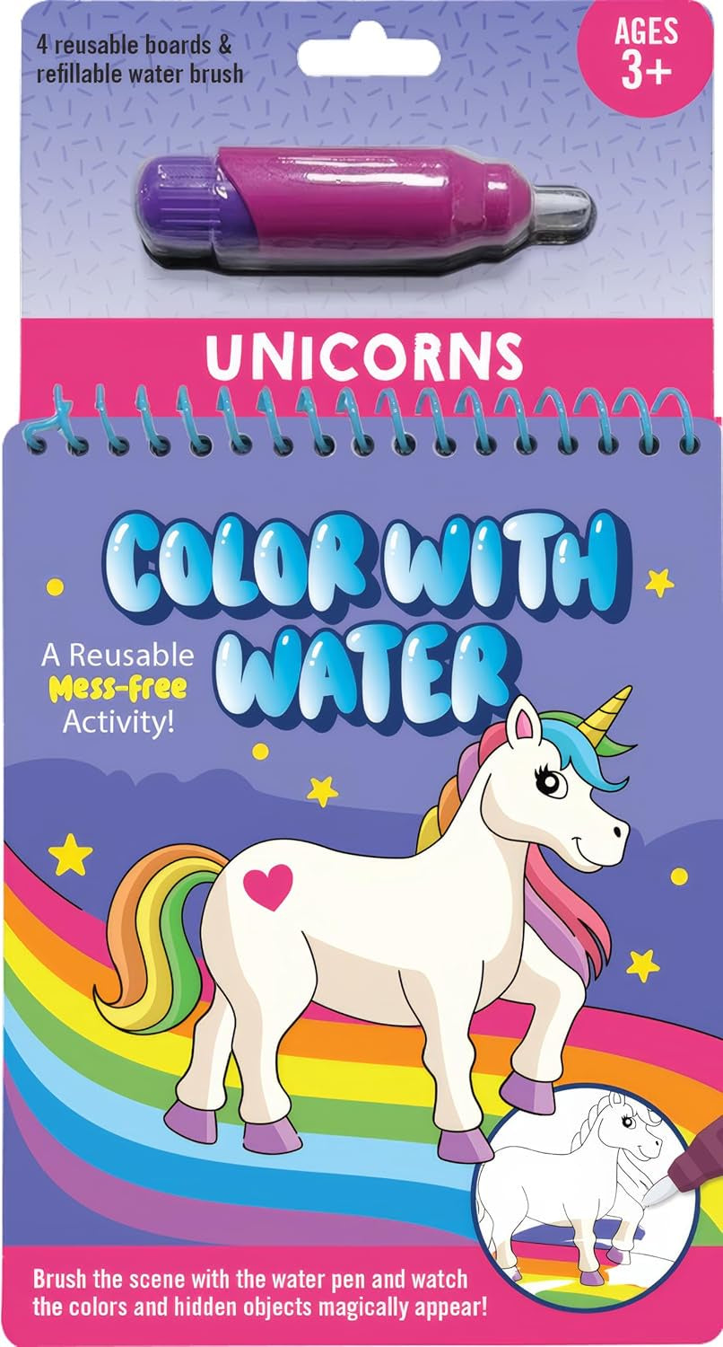 Color With Water Unicorns