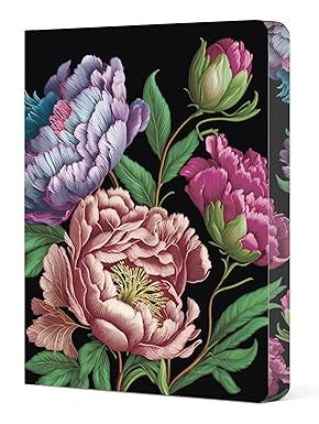 Peonies Journal: Lined Pages and Sprayed Edges
