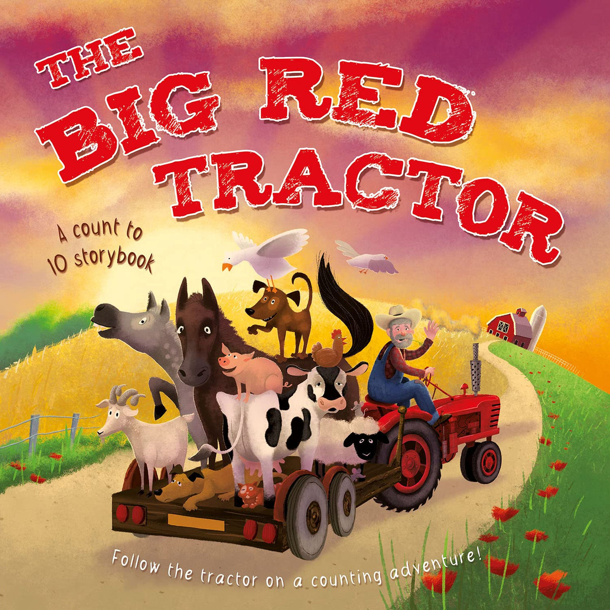 The Big Red Tractor By Graham Oakley