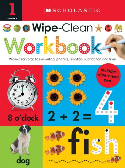 WIPE-CLEAN WORKBOOK GRADE 1