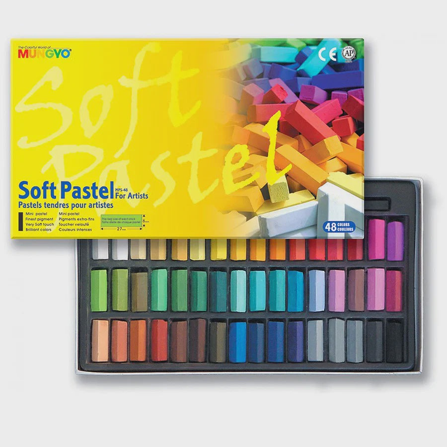 Mungyo Soft Pastel 1/2 Length 48 Pce