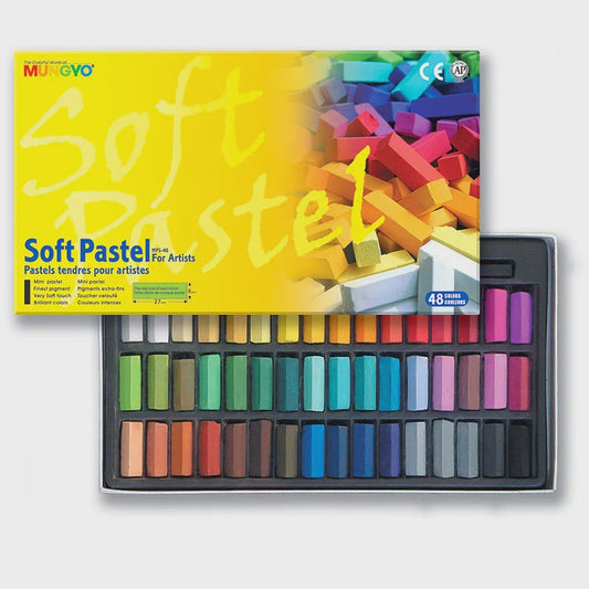 Mungyo Soft Pastel 1/2 Length 48 Pce