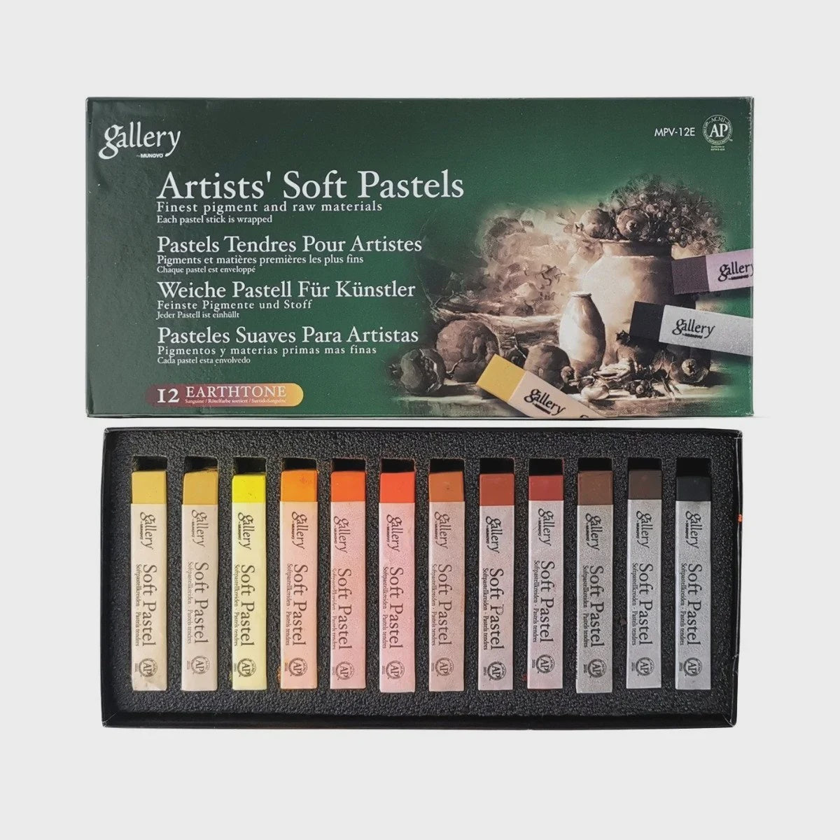 Gallery Soft Pastels  Earthtone 12Pce