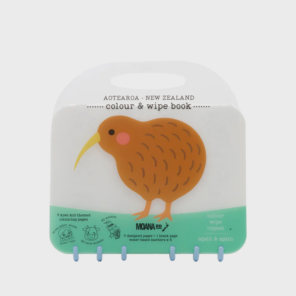 Aotearoa colour and wipe book