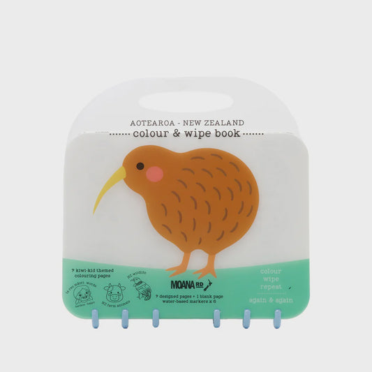Aotearoa colour and wipe book