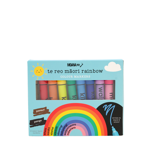 Rainbow Markers Te Reo Maori - Moana Rd