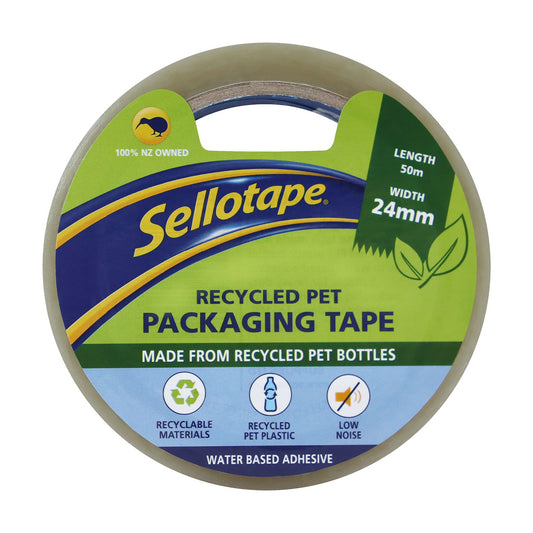 Sellotape Recycled Pakaging tape24mmx50m