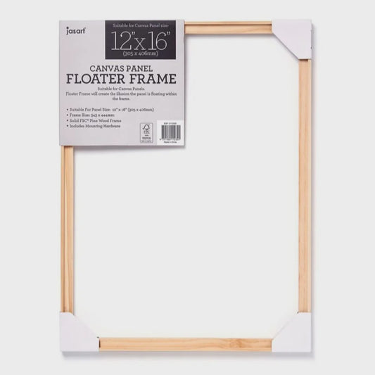 Jasart Floater Frames 12x16'' Natural Thick