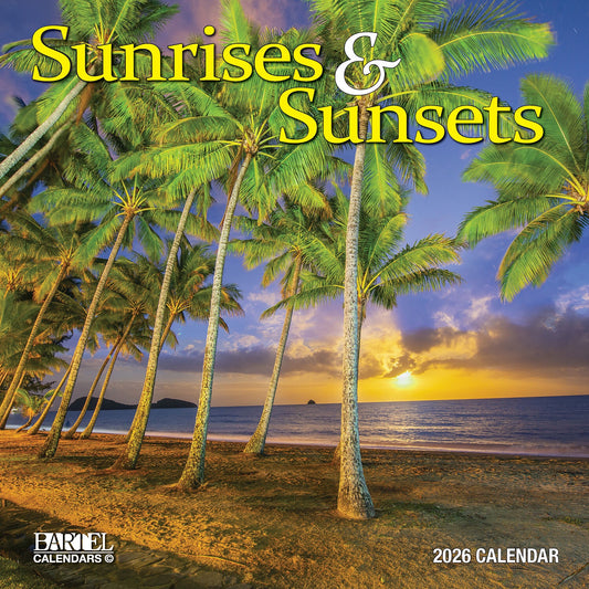 Calendar 2026 300x300mm Sunrises & Sunsets