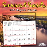Calendar 2026 Magnetic 300x300mm Sunrises & Sunsets