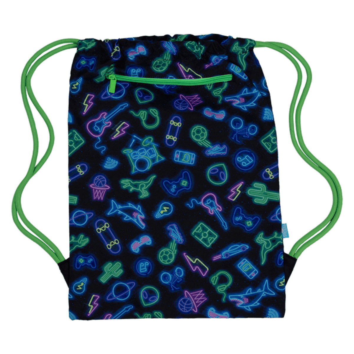 Spencil Big Drawstring Bag - Neon