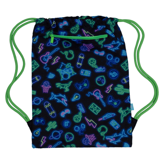Spencil Big Drawstring Bag - Neon