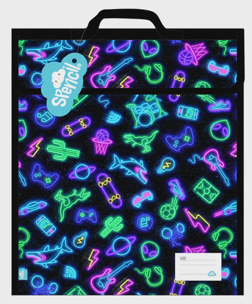 Spencil Homework Bag - XL - Neon Life