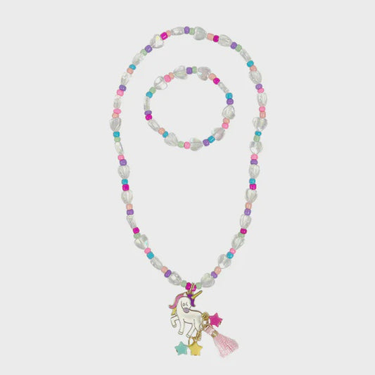 PP Unicorn  Necklace and Bracelet Set