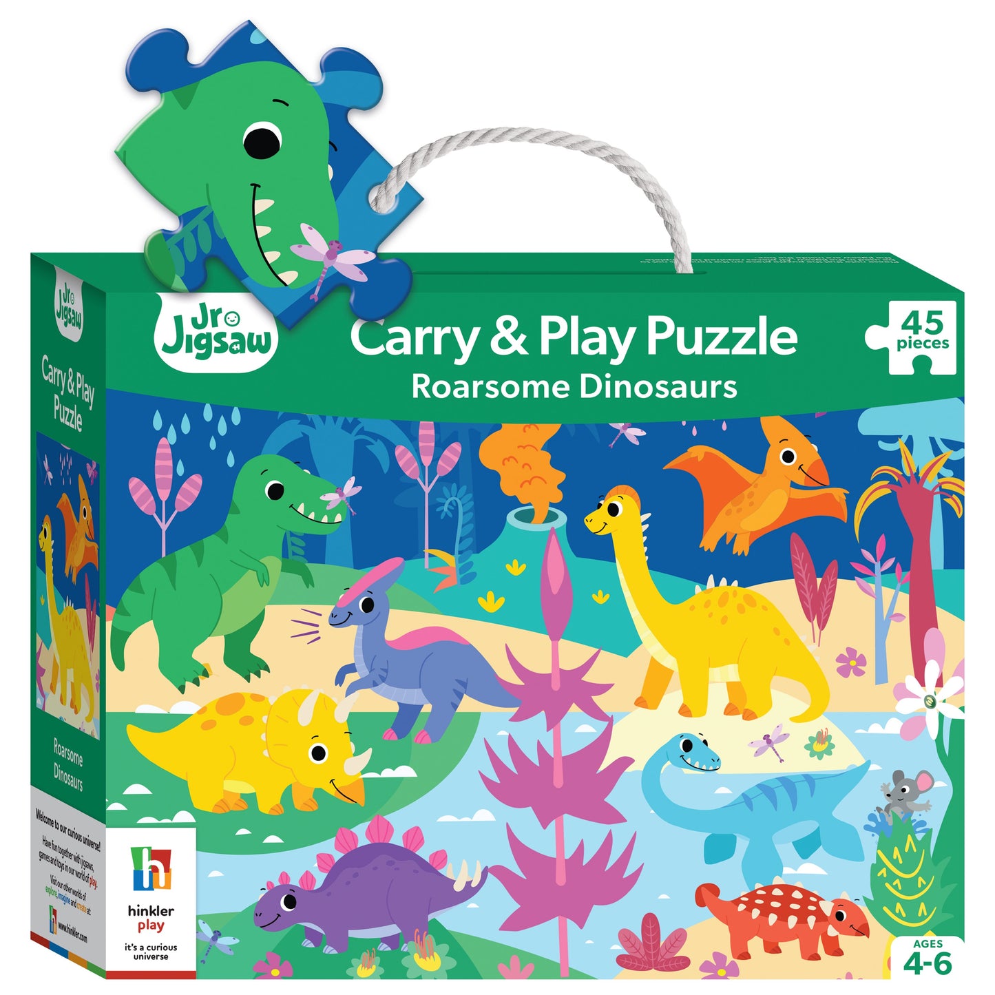 Junior Jigsaw Carry and Play - Roarsome Dinosaur