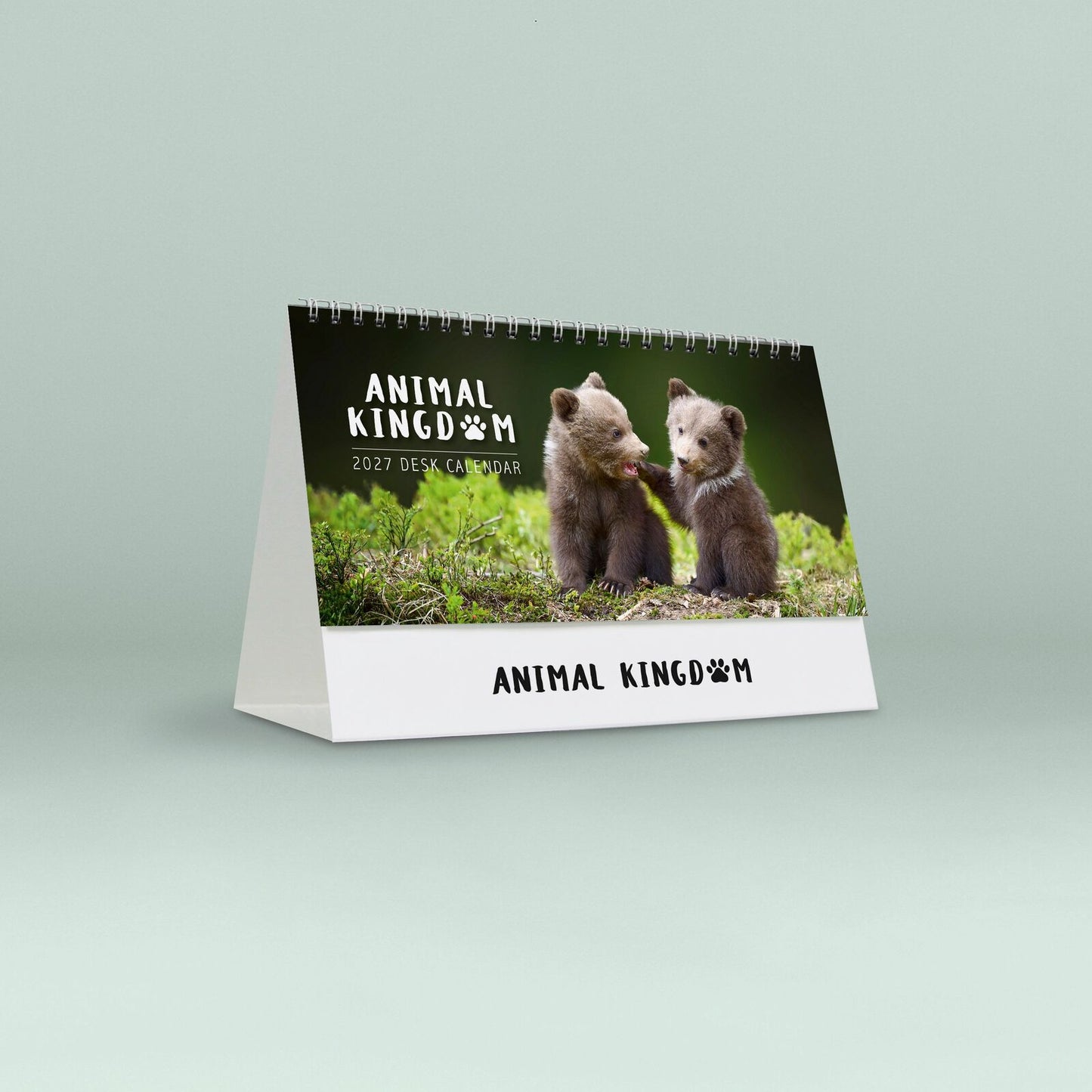 2027 Calendar easy2C Animal Kingdom 205x140mm Desk Easel