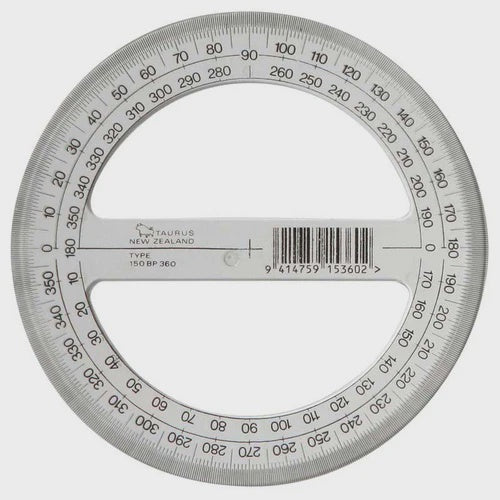 Taurus 150mm 360 Protractor