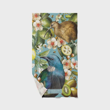 Tea Towel Tui & Kiwi