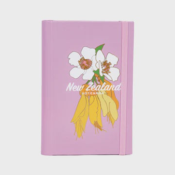 Notebook Manuka and Kowhai Flowers A6