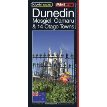 Minimap Sheet Dunedin Mosgiel & Oamaru