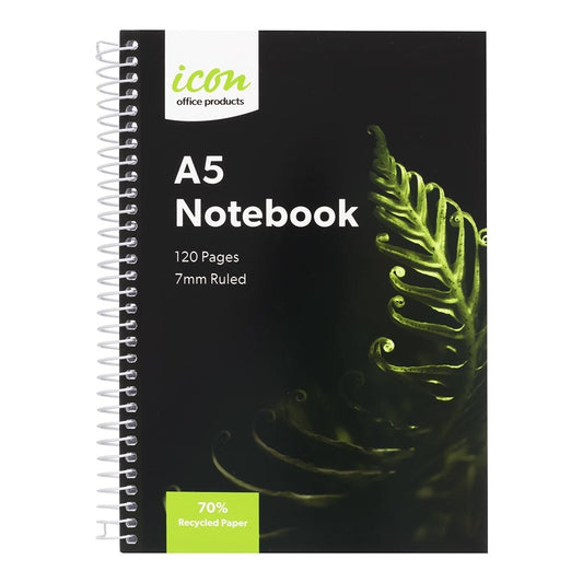 Icon A5 Notebook Soft Cover 120 Pg