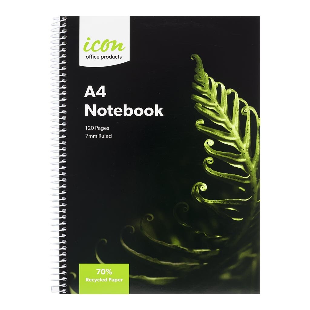 Icon Spiral Notebook A4 Soft  Cover