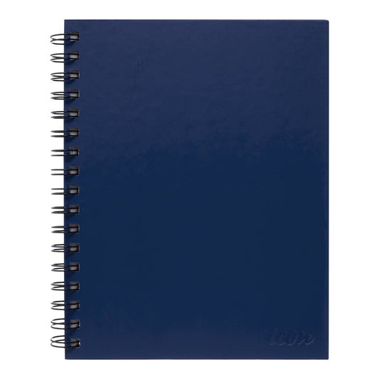 Icon Spiral Notebook Hard Cover A5 Blue