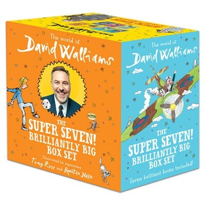 The World of David Walliams - The Super Seven! Brilliantly Big Box Set By Box Set Containing 7 Books