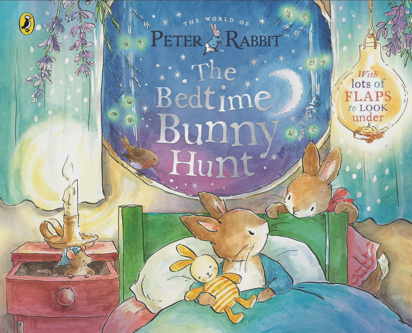 Peter Rabbit: The Bedtime Bunny Hunt a lift-the-flap storybook By: Beatrix Potter