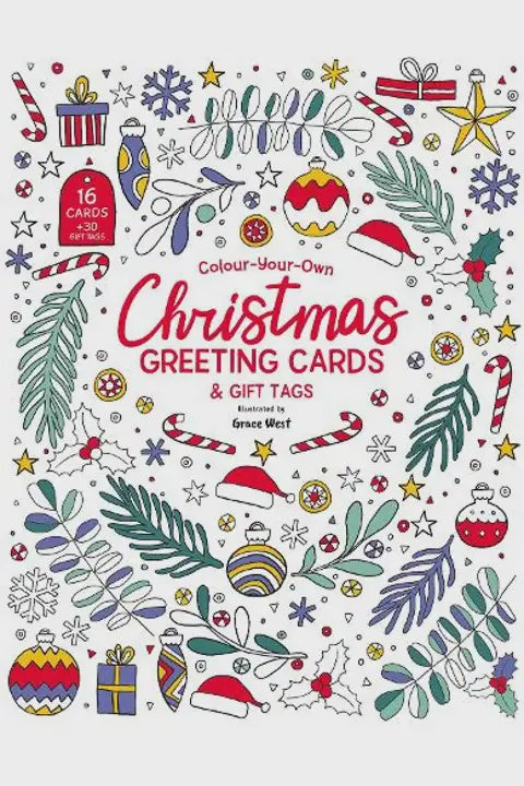 Colour-Your-Own Christmas Cards & Gift Tags