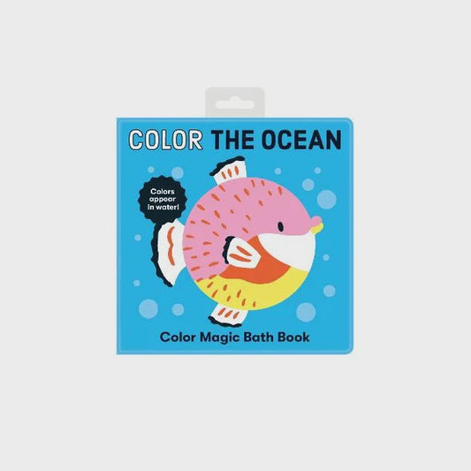 Colour the Ocean Colour Magic Bath Book