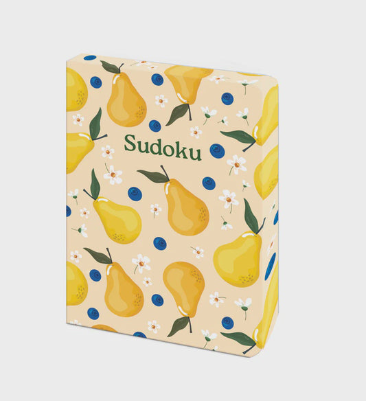 Sudoku Printed Edge Puzzle Book - Lemons